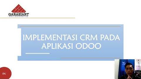Implementasi CRM pada aplikasi ODOO