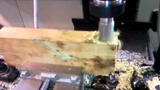 CNC project, test run 1