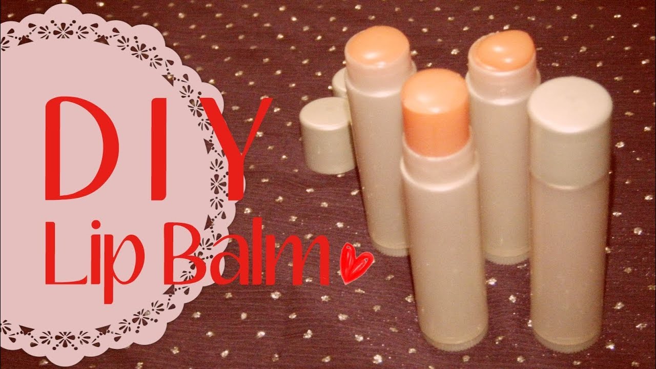 簡単 リップクリームの作り方 Diy Lip Balm Tutorial Youtube