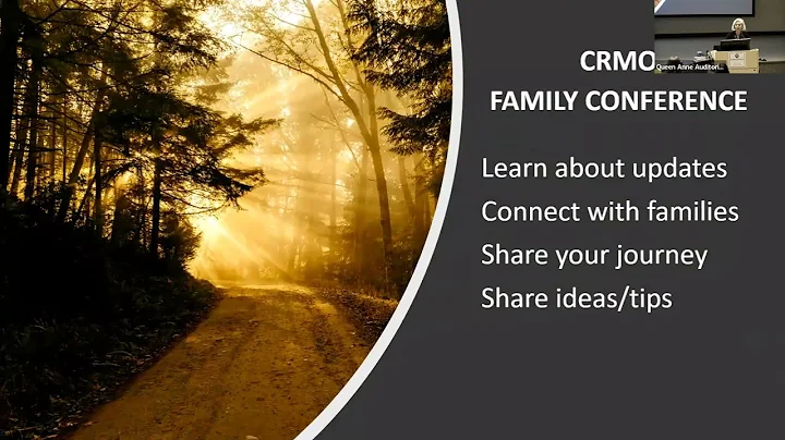 Susan Thornhill Speaks at CRMO Family Conference -...