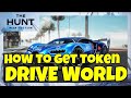 How to get THE HUNT MEGA EDITION Token in DRIVE WORLD [] ROBLOX