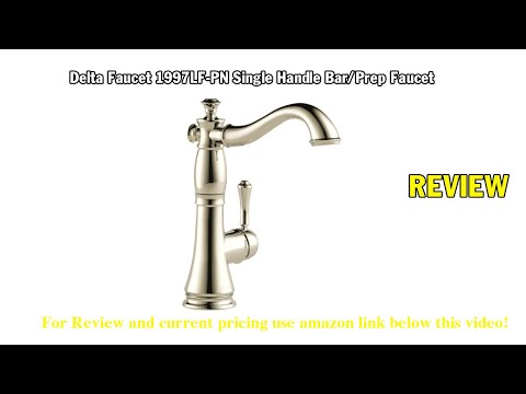 Review Delta Faucet 1997LF-PN Single Handle Bar/Prep Faucet, Polished Nickel
