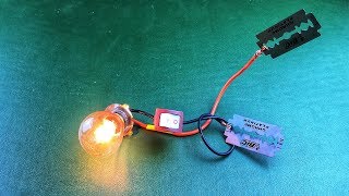 2019 Free Energy Experiment Using Blades with Light Bulb