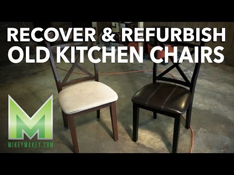 Refurbishing And Recovering Kitchen Chairs Plus A Foray Into