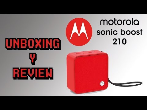 Motorola Sonic Boost 210 | Altavoz Bluetooth | Review
