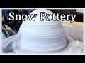 Shaved ice bowl  pure pottery asmr