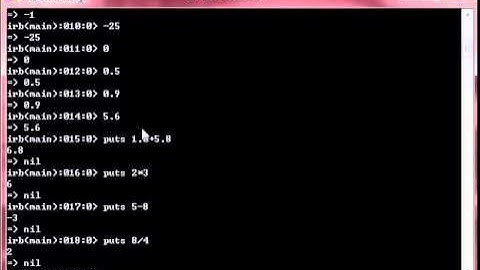 Ruby Programming for beginners - 2 - How to print statement and Integer and Floats