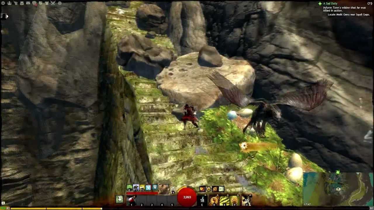 Guild Wars 2 jumping puzzle : Griffonrook Run  (Lornar's Pass)
