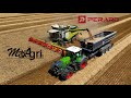 Moisson 2023 chez max agri claas lexion 8700tt  fendt one 936  interbenne perard 38