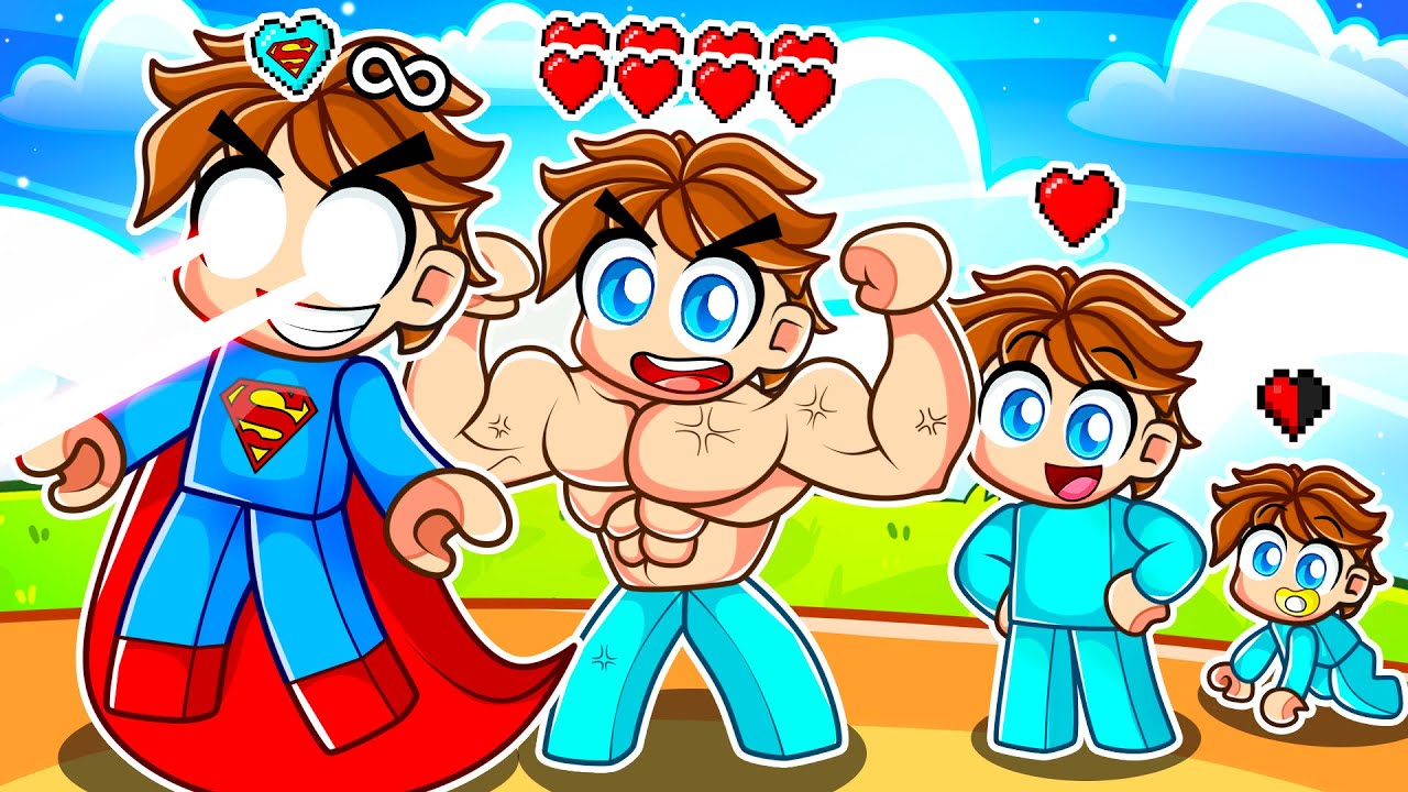 Laggy's Birth To SUPERHERO in Roblox!