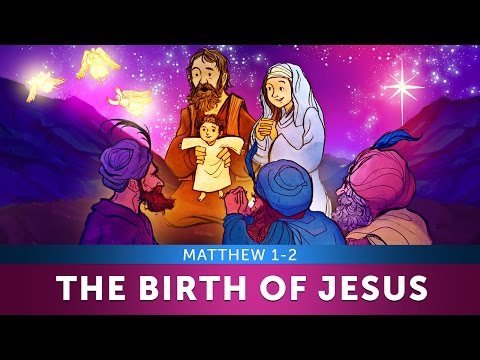 The Birth of Jesus for Children Bible Story: Matthew 1-2 | Sunday School | Sharefaithkids.com