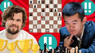 2895 Elo chess game | Ding Liren vs Magnus Carlsen 4