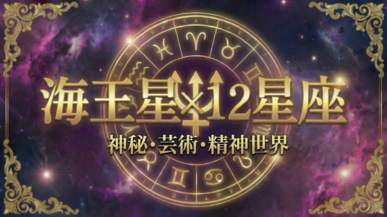 海王星×12星座｜神秘・芸術・精神世界を徹底解説【西洋占星術】