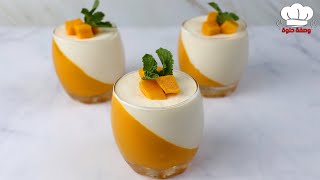 بانا كوتا المانجو Mango Panna Cotta