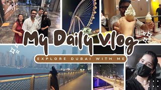 Dubai Bluewaters Island 🇦🇪 Dubai | Amazing Ain Dubai | [4K] Evening Walking Tour #dubai #trending 