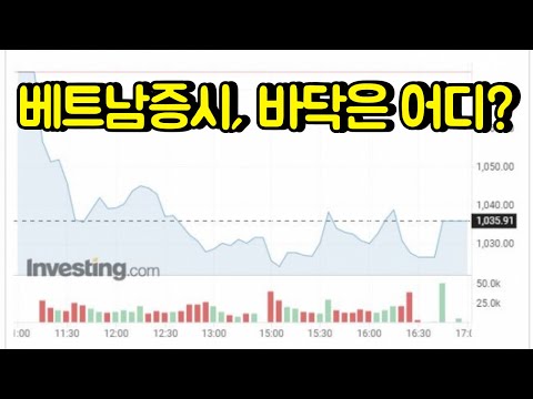   베트남증시 바닥은 어디 VN지수 이틀 연속 급락 연중최저치 또 경신 베트남 뉴스