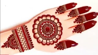 Elegant Floral Mehndi Design With Soft Shading Simple Arabic Henna Art For Beautiful Hands 🌼 Mehndi screenshot 4