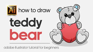 HOW TO DRAW A TEDDY BEAR? ADOBE ILLUSTRATOR TUTORIAL FOR BEGINNERS. Profile