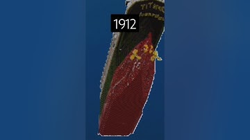Sunken ships in 312 years #viral #cruiseship #oceanliner #minecraft #titanic #ship #shorts #reels