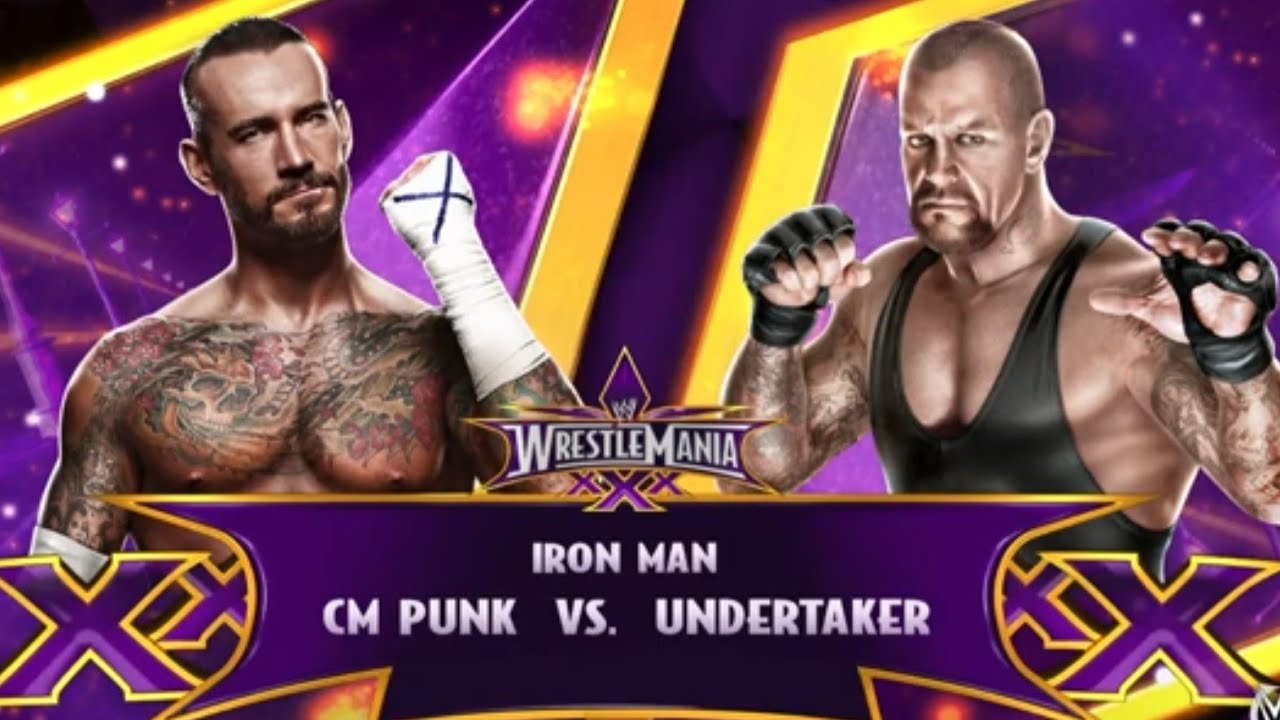 CM Punk vs Undertaker Iron Man Match Wrestlemania WWE 2k15