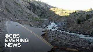 Exclusive look at Yellowstone damage after historic floods
