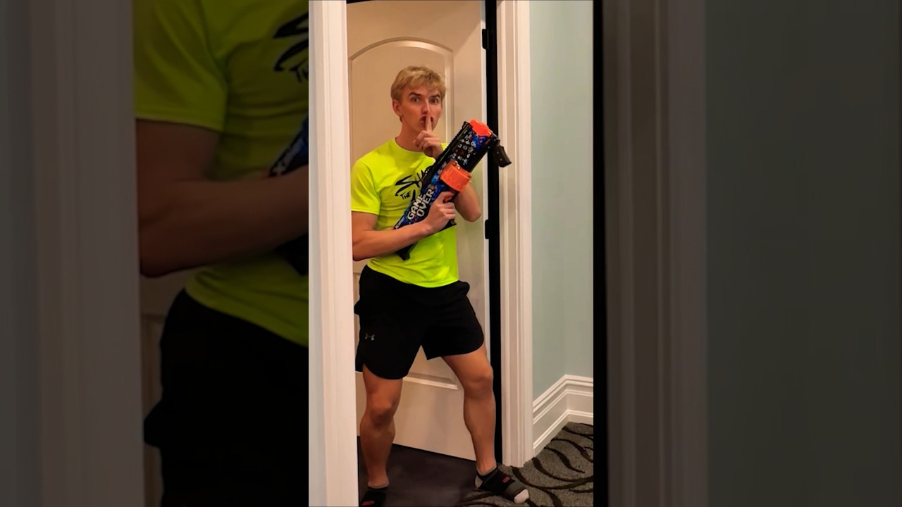 My BROTHER found a NERF blaster... 😡