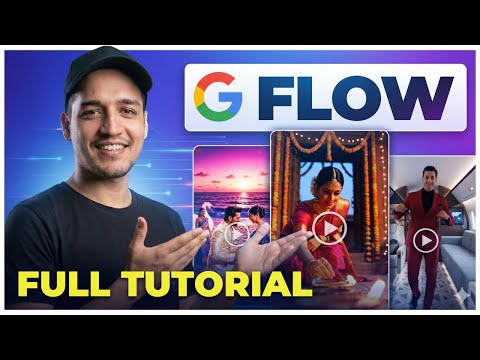 Google FLOW Tutorial in Hindi – Create CINEMATIC AI Videos with Veo 3.1 for FREE 🔥