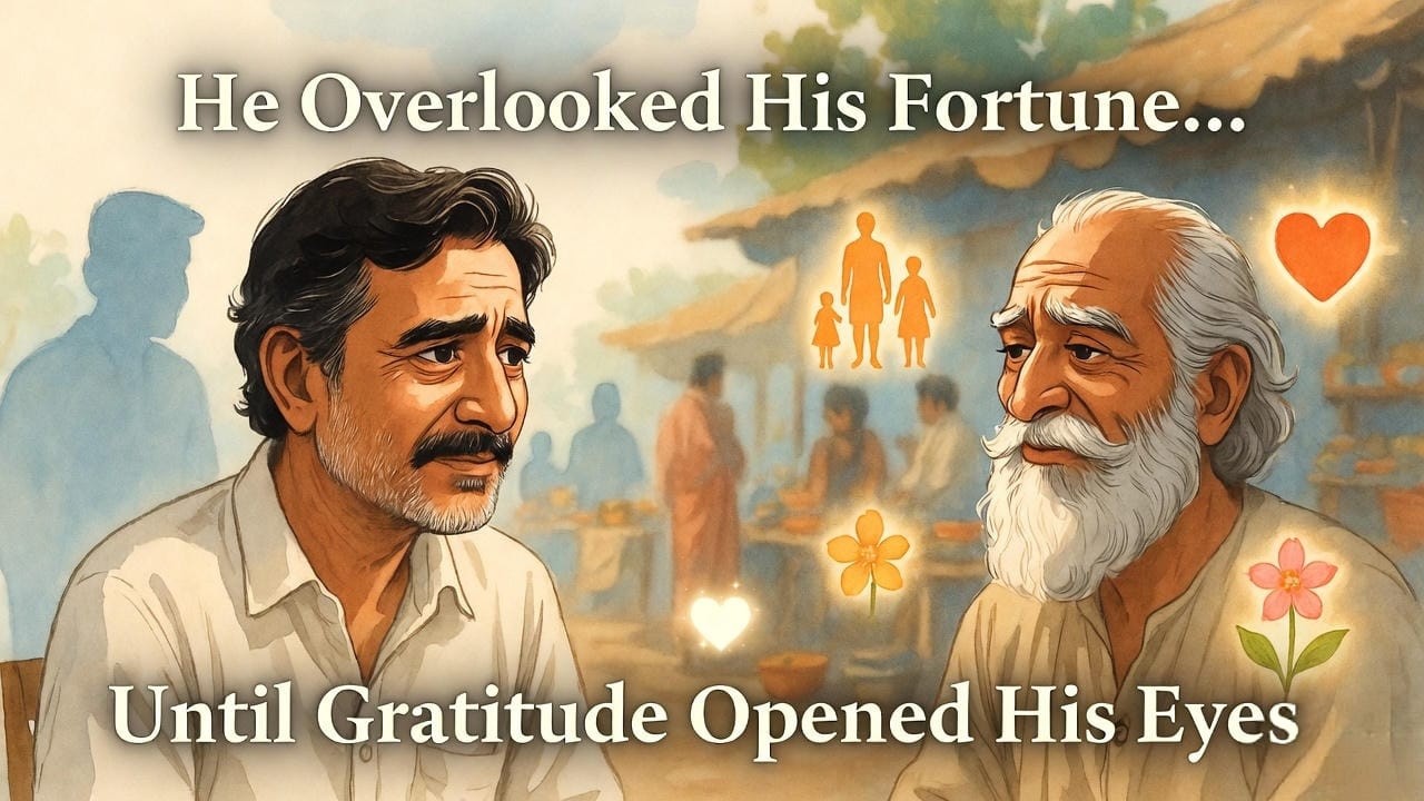 He Felt Unlucky and Poor – Until Gratitude Revealed His True Fortune (Heartwarming Story)