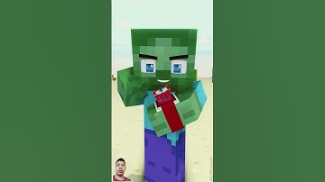 Zombie Becomes Herobrine in Thor