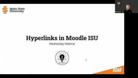 Hyperlinks in Moodle ISU