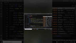 Html bootstrap table|#shorts#short#shortvideo#html#bootstrap#table#css#frontend#web#website#viral