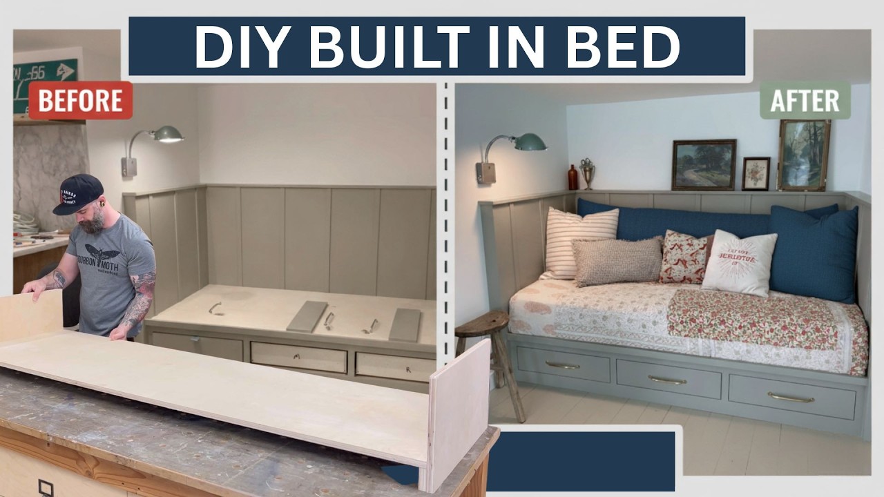 How to Build a Built-In Bed