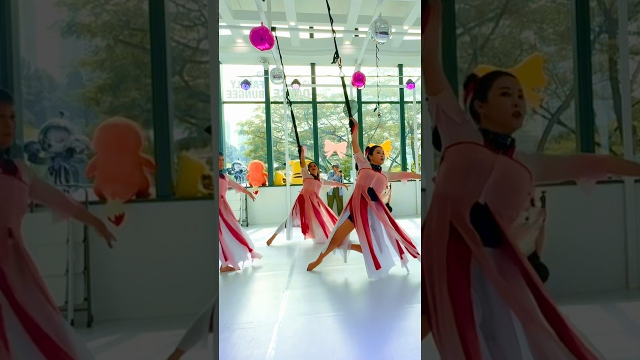 A Stunning Fusion of Tradition and Flight! Experience the beauty of bungee dance at Elin Dance