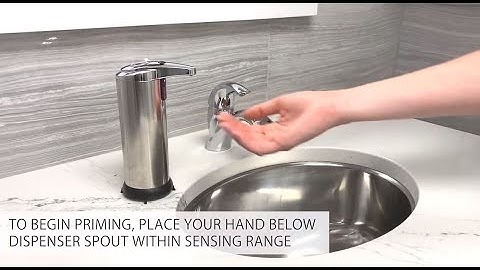 How to Prime Your TOUCHLESS Soap Dispenser
