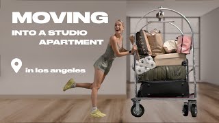 moving into my first studio apartment in LA | huge homeware haul