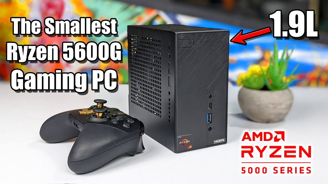 The Smallest Ryzen 5600G Gaming PC! It's Incredible! 