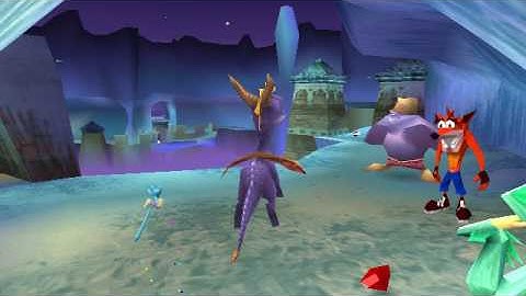 Crash/Spyro Mix: Droid Cavern