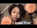 Twist Out on Transitioning Hair | Shea Moisture Curling Gel Soufflé