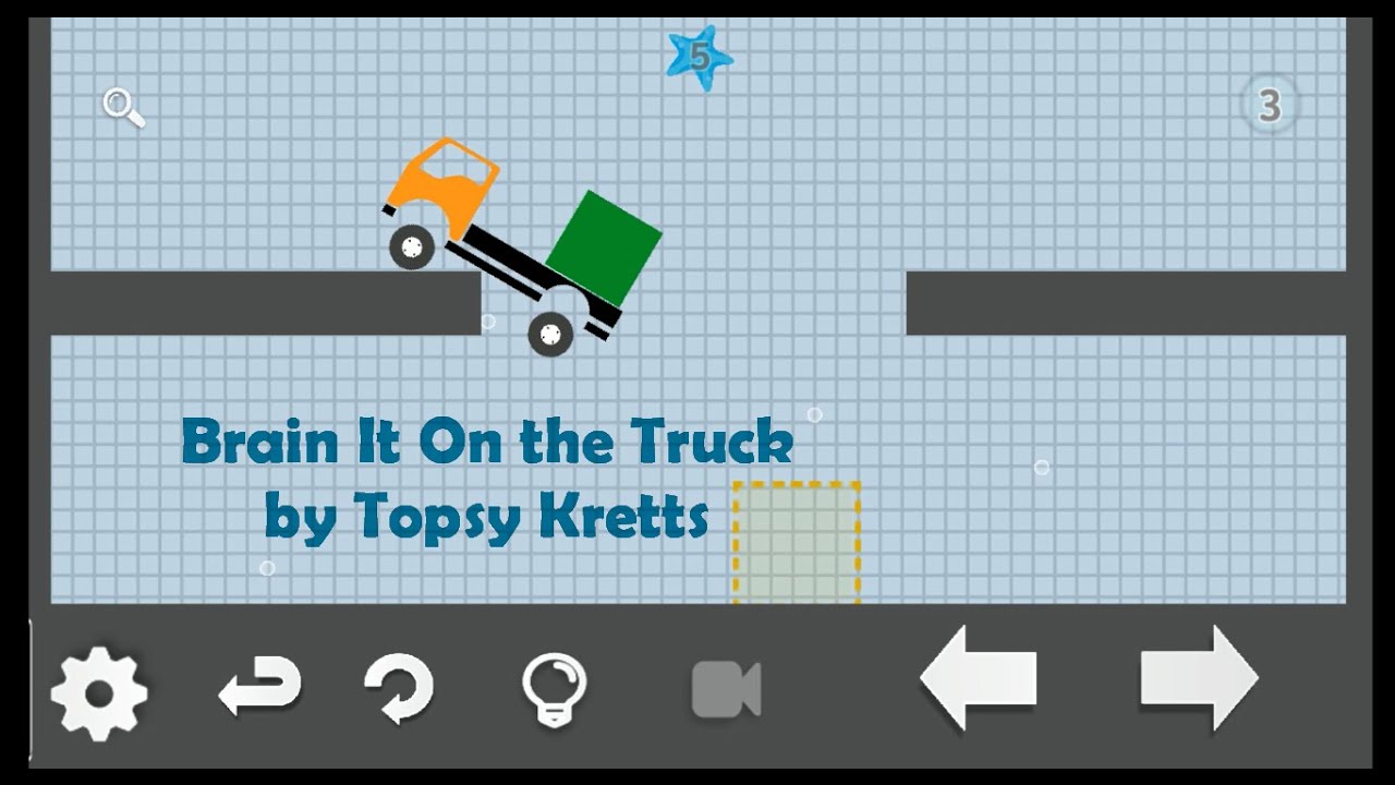 Brain It On the Truck level 3 water 5 stars