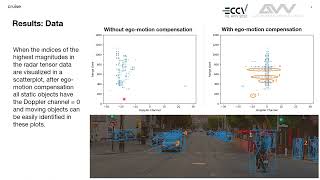 Ego-Motion Compensation of Range-Beam-Doppler Radar Data for Object Detection