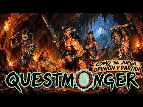 QUESTMONGER Brujeria y espadas de hierro y piedra - Como se juega, partida y opinión