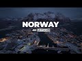 FLYING OVER NORWAY 4K UHD 30 Minute Ambient Drone Film Music For Beautiful Relaxation