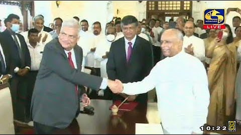 නව කැබිනට් මණ්ඩලය දිවුරුම් දීම -2022-07-22