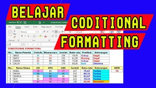 CONDITIONAL FORMATTING EXCEL