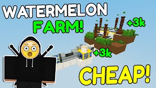 Efficient And Cheap Watermelon Farm! - Roblox Islands