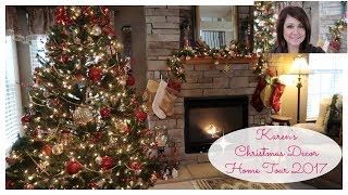 Karen's Christmas Decor Home Tour 2017 | The2Orchids