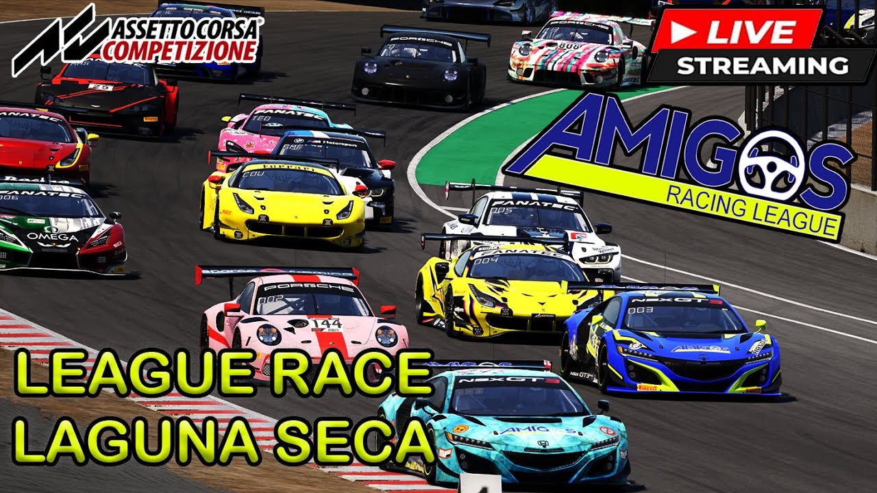 GS SIM RACING - LIVE - AMIGOS LEAGUE - (Time Line) Assetto Corsa ...