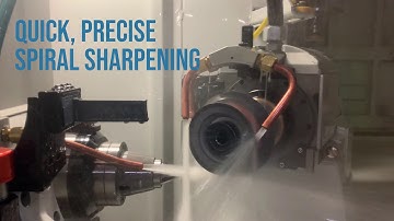 ANCA FX7 Linear spiral manufacturing machine in action. #3DT