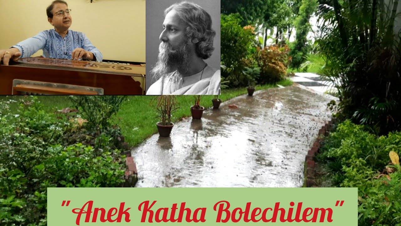 Anek Katha Bolechilem | RabindraSangeet |Tagore Song |Shamu Da|Basudeb ...