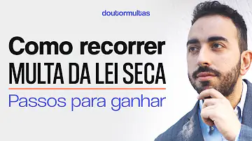 Como recorrer recusa de bafômetro?